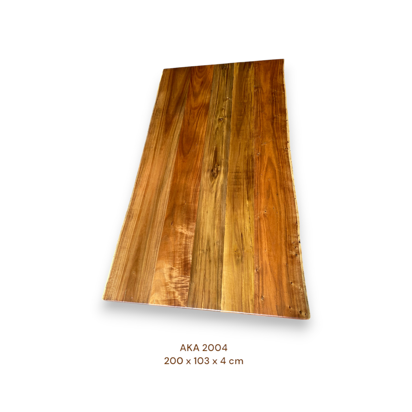 Massivholz Esstischplatte aus Akazienholz 200x103 cm | Premium-Unikat