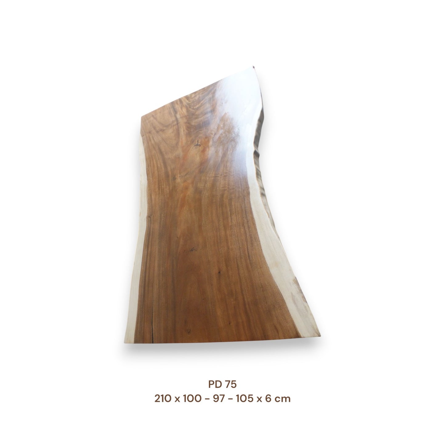 Exklusive Suarholz Tischplatte 210x100 cm | massiv & einmalig, 6 cm stark