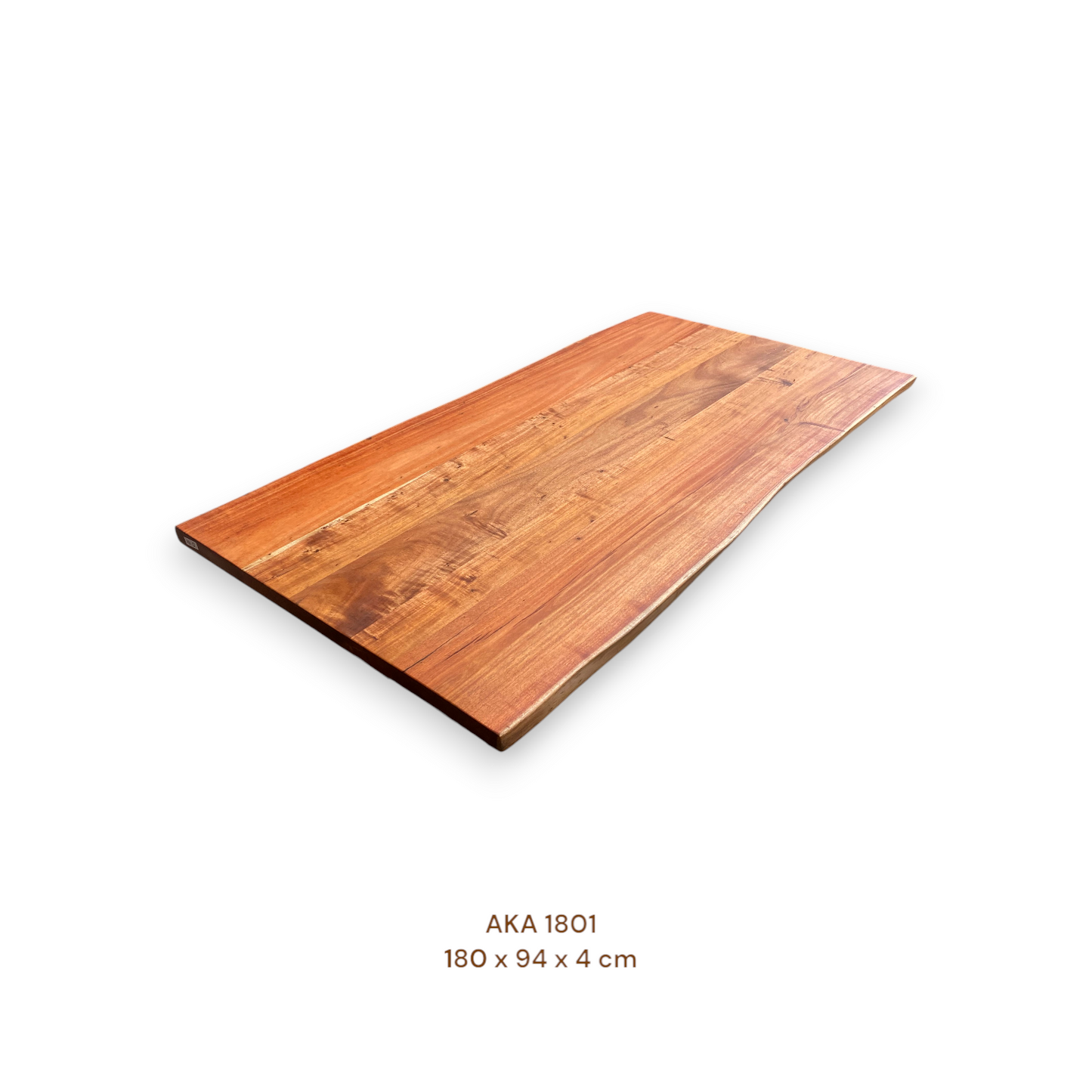 Massive Akazienholz Tischplatte 180x94 cm | 4 cm stark | Premium-Unikat