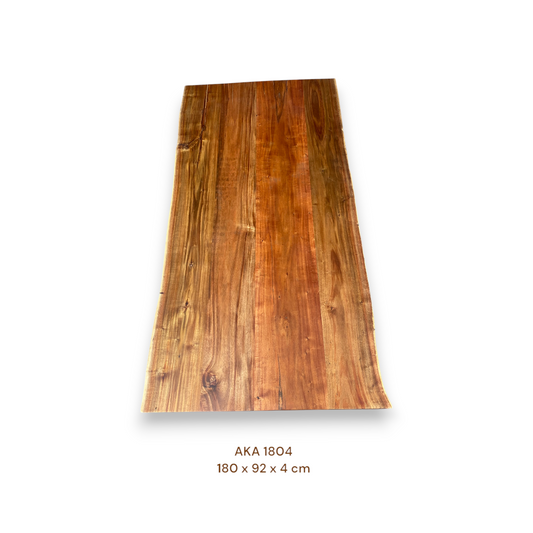 Massivholz Esstischplatte aus Akazienholz 180x92 cm | Premium-Unikat