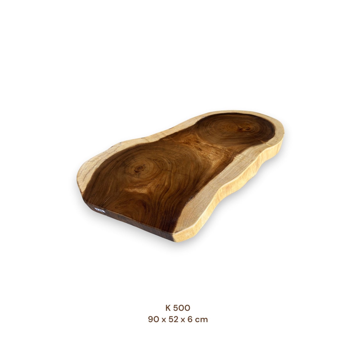 Exklusive Suarholz Couchtischplatte 90x52 cm | massiv & einmalig